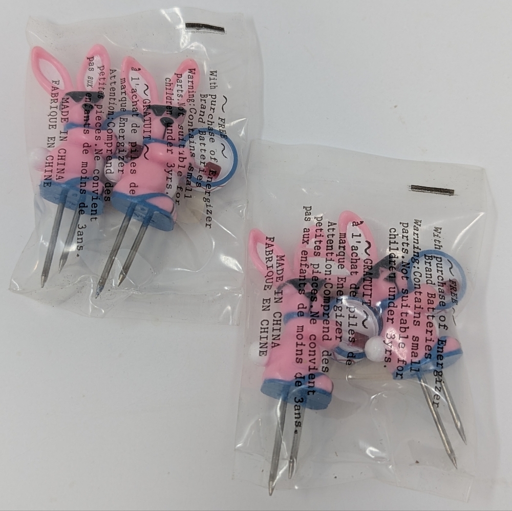 Energizer Bunny Corn On The Cob Holders Skewers Spikes Picks